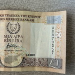 Cyprus One Pound banknote