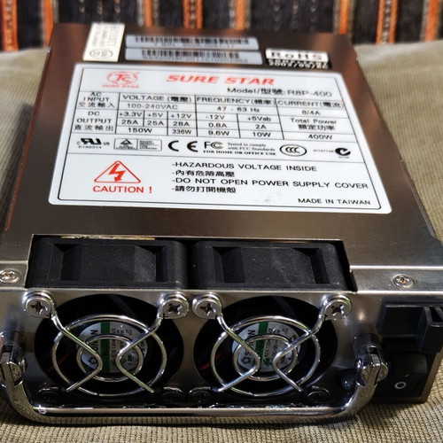 Sure Star R8P-400 400W server NAS power supplies, like new, pack of 2