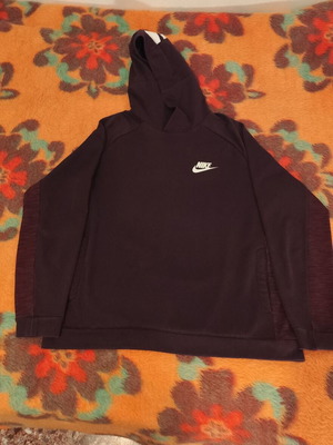 Nike hoodie like new, size L, red and purple
