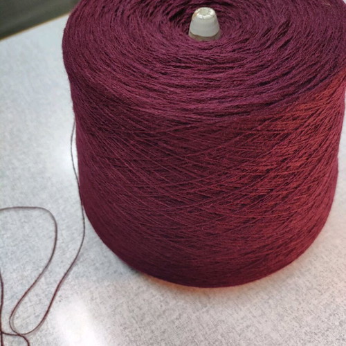 Dark burgundy yarn 2/20 thick like new, about 1 kilo