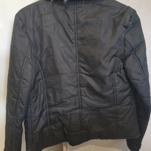 Ysatis Black Winter Jacket with Faux Fur Collar Size M Like New