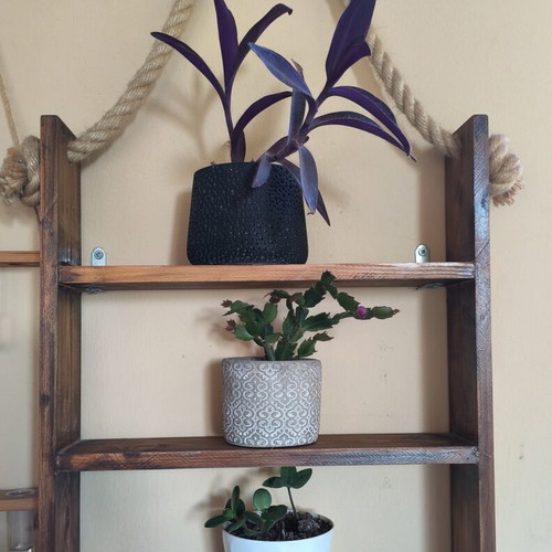 Vintage Retro Outdoor Shelf used for Plant Decoration