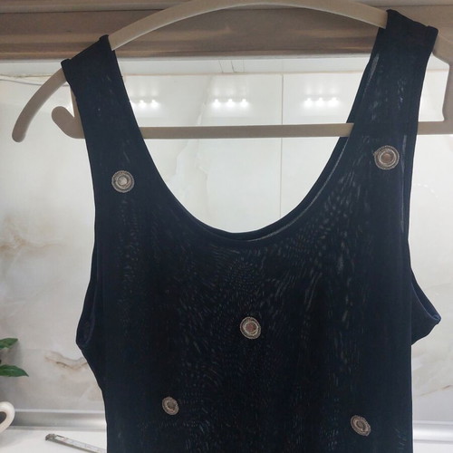 Women's summer blouse with straps blue, like new, size M