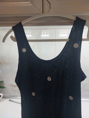 Women's summer blouse with straps blue, like new, size M