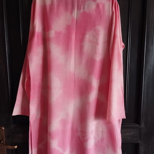 Pink batik kaftan with sequins like new