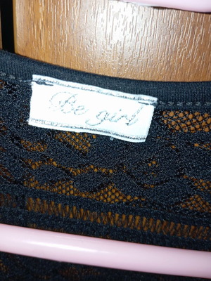 Dress used black elastic lace size S