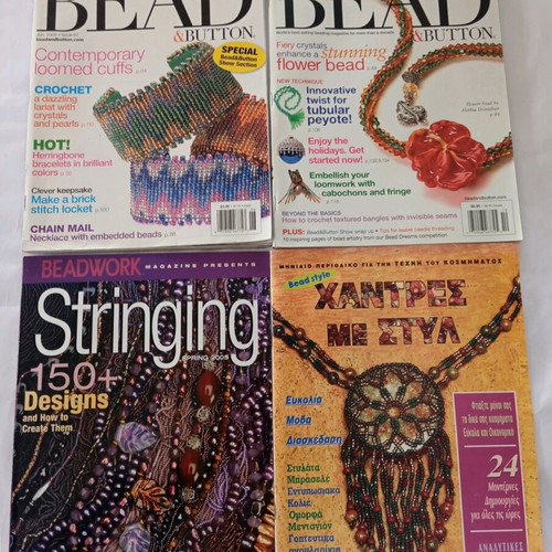 Bead magazines like new, pack of 4 issues