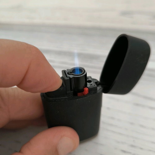 Butane lighter used