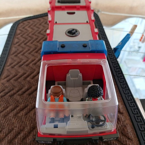 Playmobil fire truck used