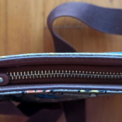 Braccialini crossbody bag like new, brown and multicolor