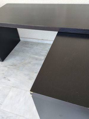 IKEA corner desk, foldable, 151x65cm, corner 85-135cm
