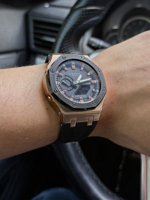 Casio G-Shock GA2100 Casioak Mod καινούργιο ανδρικό ρολόι μαύρο