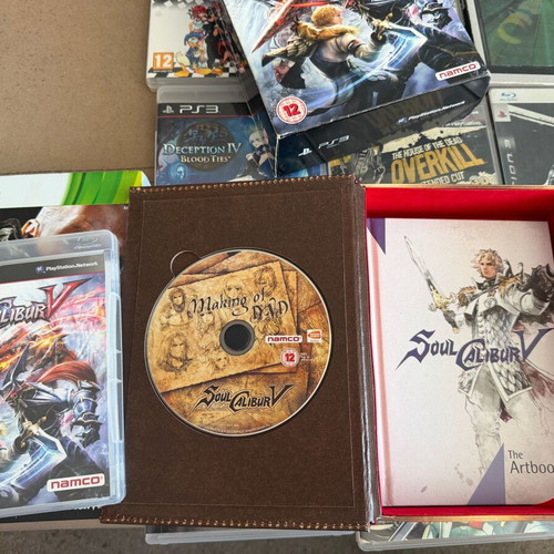 PS3 and Xbox 360 game bundle, used, 8 games including collectors editions