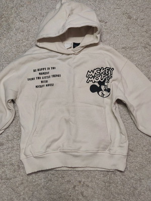 Zara Disney sweatshirt like new, size 140 cm, black and beige