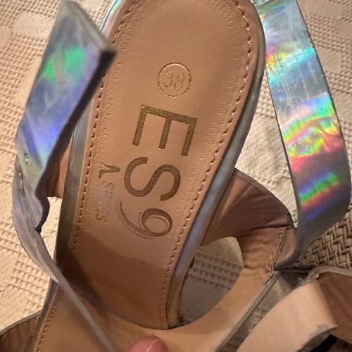 High heels used, size 38, grey