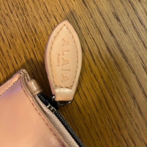 Alaïa clutch bag used, leather handheld