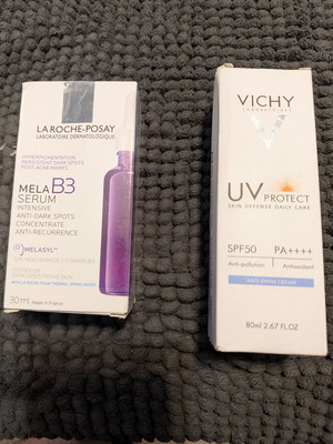 Σετ Laroche Posay Mela B3 Serum και Vichy UV Protect Daily SPF50 καινούργιο