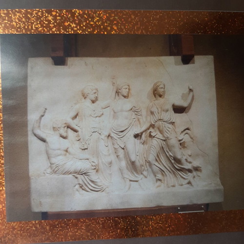Vintage frame with ancient Greek theme used