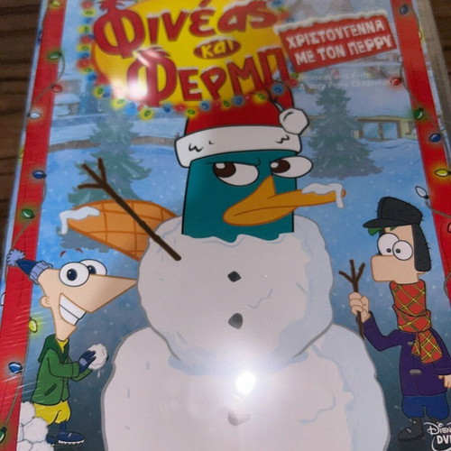 Phineas and Ferb Christmas with Perry DVD new, dubbed