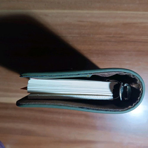 Leather notebook new from K&M