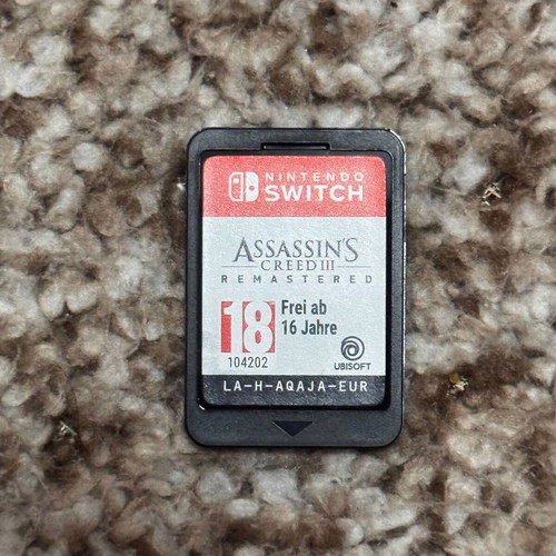Assassin's Creed III Remastered Nintendo Switch like new