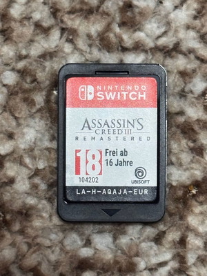 Assassin's Creed III Remastered Nintendo Switch like new