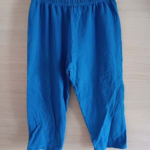 Women's knee-length leggings used, blue, size XL
