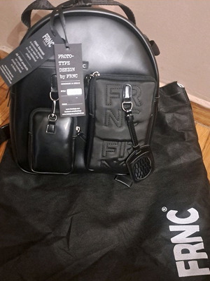 FRNC 9307 BLK women's backpack new with tags
