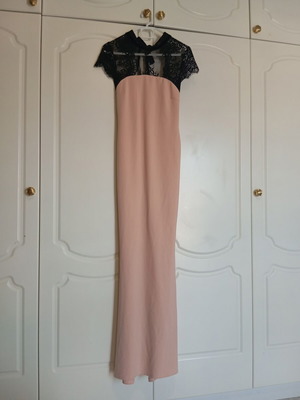 Jumpsuit with black lace for special occasions, size S