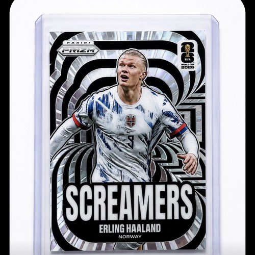 Haaland Screamers Silver Prizm World Cup 2026 card new