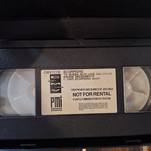 Scorpions Live Russia 1988 VHS used
