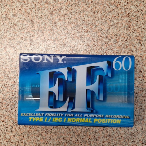 Κασέτα ήχου Sony Audio EF 60 λεπτών καινούργια, Type I IEC Normal Position