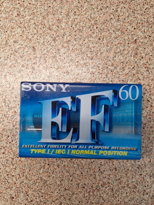 Κασέτα ήχου Sony Audio EF 60 λεπτών καινούργια, Type I IEC Normal Position