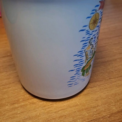 Mug used with Kos design and landscape
