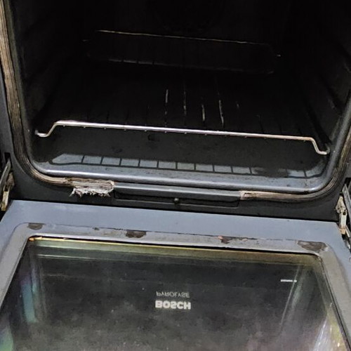 Bosch kitchen oven like new, inox ceramic 4-zone hob, pyrolysis