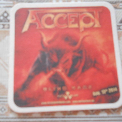 Beer Stand Accept "Blind Rage" / Hammerfall "(r)Evolution" brand new