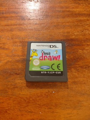 Nintendo DS Let's Draw game cartridge like new