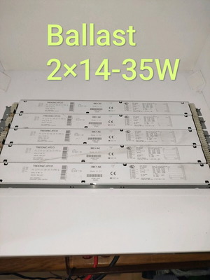 Tridonic Ballast for 2 T5 Fluorescent Lamps 2×14-35W used, set of 5