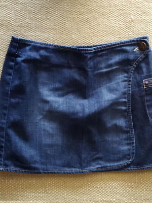 Rifle denim mini skirt like new, blue, size S28