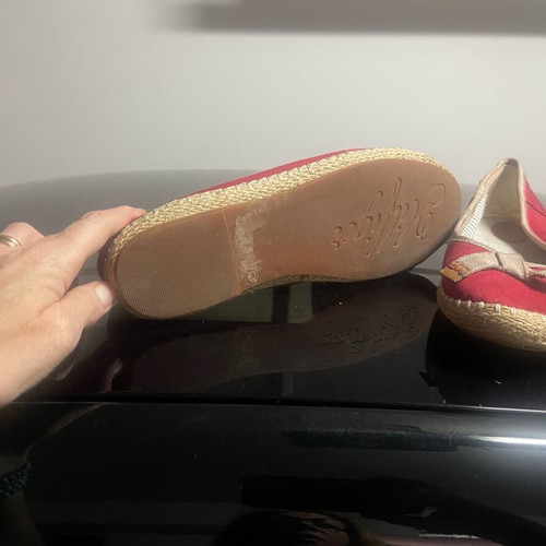 Tommy Hilfiger women's ballerina shoes size 41 red like new