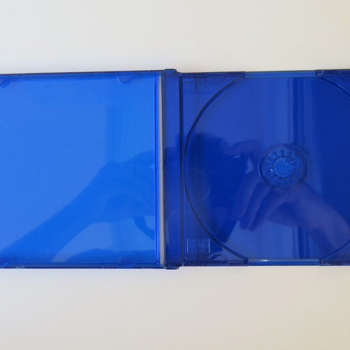CD/DVD case single dark blue normal thickness new