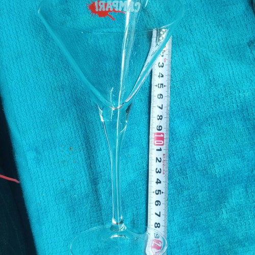 Campari promotional glass new, flawless