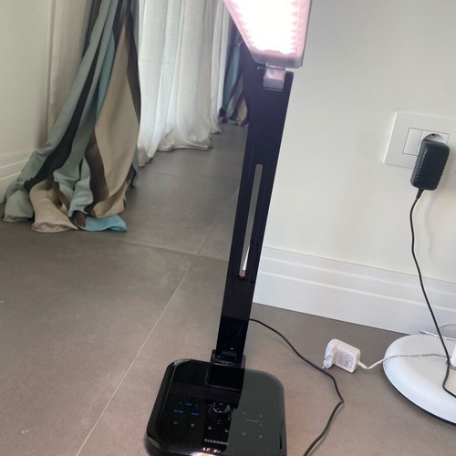 Diasonic LED Desk Lamp with Bluetooth Speaker and FM Radio like new