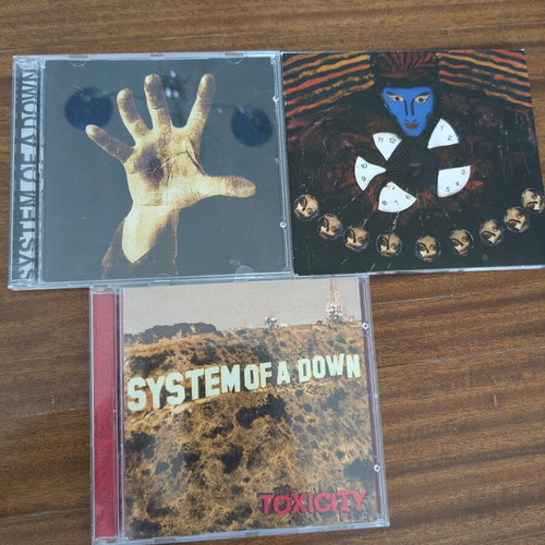 System of a Down pack of 3 used original metal CDs