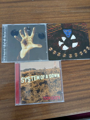 System of a Down pack of 3 used original metal CDs