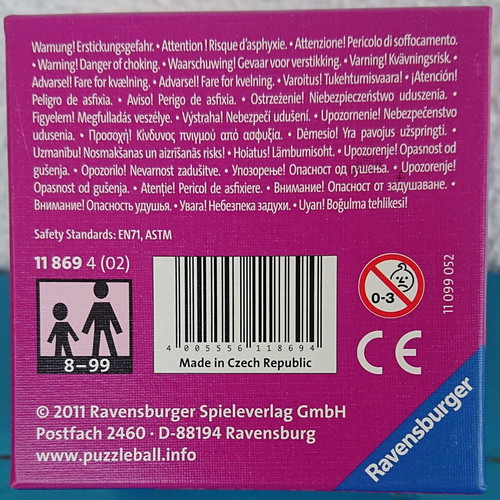 Vintage Puzzleball with Disney Belle, new, Ravensburger 2011
