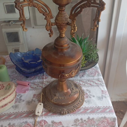 Vintage lamp used