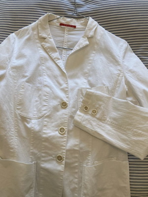 Prada spring jacket like new, elastic fabric, size 46 IT