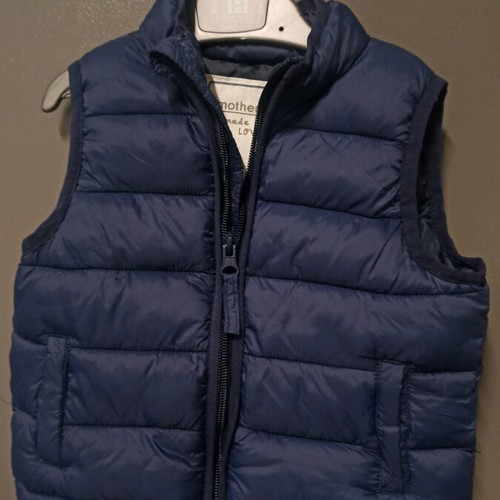 Mothercare sleeveless jacket like new, blue, size 98 cm, 2-3 years