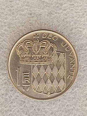 Monaco 1 Franc coin (FA-2) nickel 1982